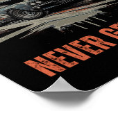 Never Gets Old - Muscle Car Sticker ポスター (角)