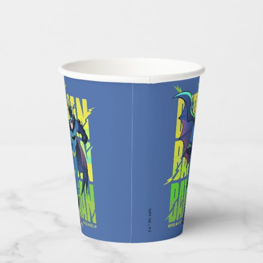 Never Give Up Batman Running Graphic 紙コップ (右)