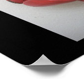 Never Give Up Boxing Gloves Poster ポスター (角)