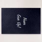 Never Give Up! Challenging Monochrome Puzzle ジグソーパズル (横)