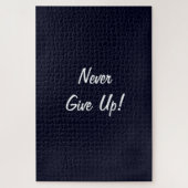 Never Give Up! Challenging Monochrome Puzzle ジグソーパズル (縦)