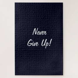 Never Give Up! Challenging Monochrome Puzzle ジグソーパズル