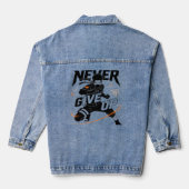 Never give up Denim Jacket デニムジャケット (裏面)