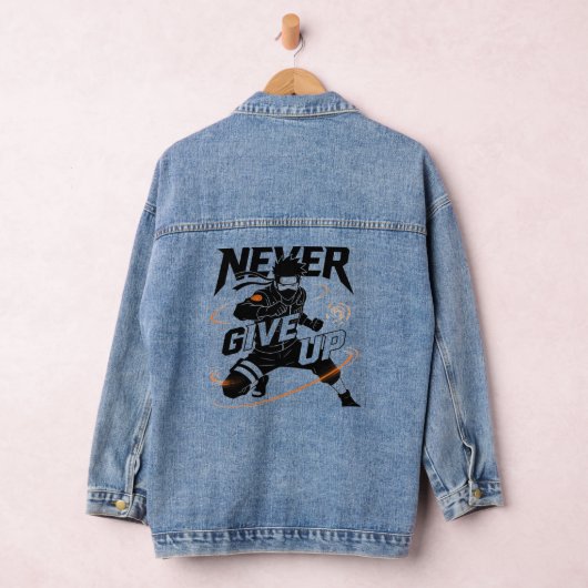Never give up Denim Jacket デニムジャケット (ハンガー)