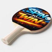 Never Give Up – Power Mindset Design 卓球ラケット (正面アングル)