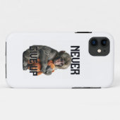 Never Give Up - Resilient Baby Monkey with Teddy B Case-Mate iPhoneケース (裏面(横))