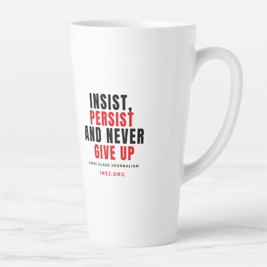 Never Give Up Two-Tone Mug カフェラテマグ (右)