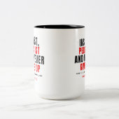 Never Give Up Two-Tone Mug ツートーンマグカップ (中央)