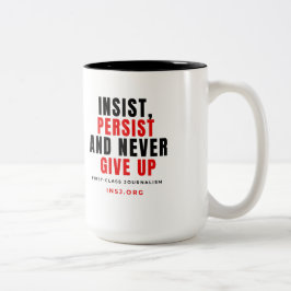 Never Give Up Two-Tone Mug ツートーンマグカップ
