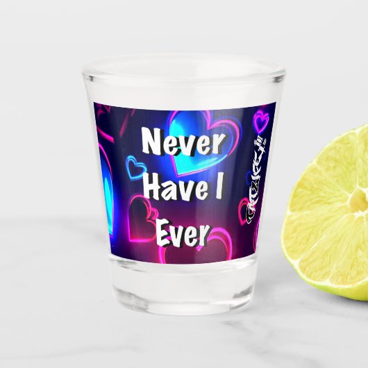 Never Have I Ever Shot glass ショットグラス (正面)