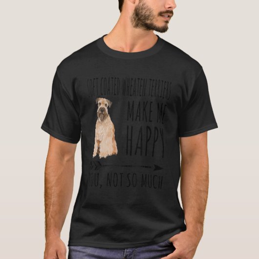 Never Hike Alone Soft Coated Wheaten Terrierグラフ Tシャツ (正面)