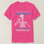 Never Lie To An XRay Tech Funny Radiology Skeleton Tシャツ (デザイン正面)