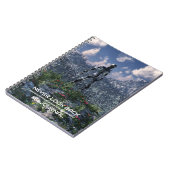 Never Look Back. Futuristic landscape with robots ノートブック (左側)