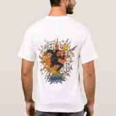 Never Look Back Skateboard  Tシャツ (裏面)