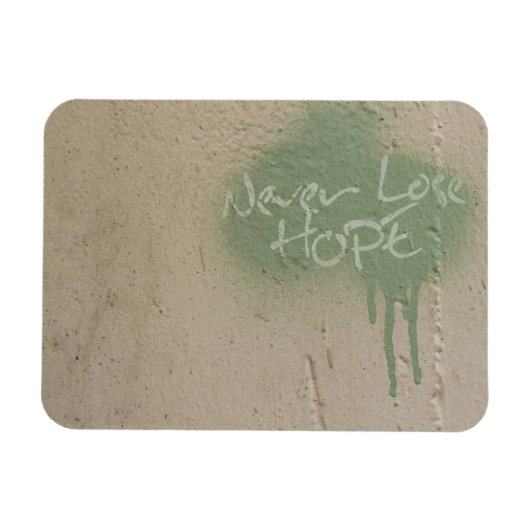 Never Lose Hope Photo Magnet マグネット (横)