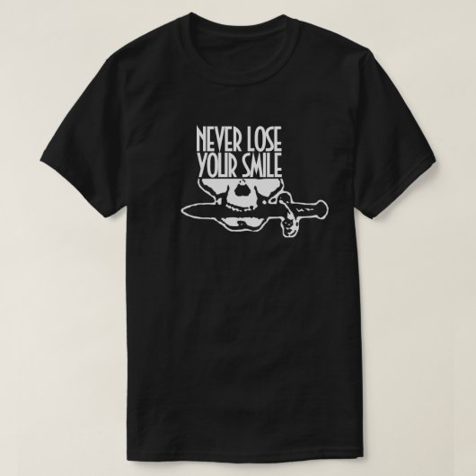 NEVER LOSE YOUR SMILE Tシャツ (デザイン正面)
