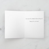 Never Love an Otter Anniversary Card カード (内部)