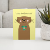 Never Love an Otter Anniversary Card カード