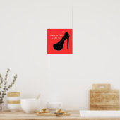 Never met a Shoe ポスター (キッチン)