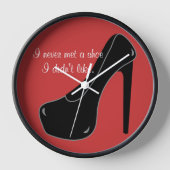 Never met a Shoe 壁時計 (正面)