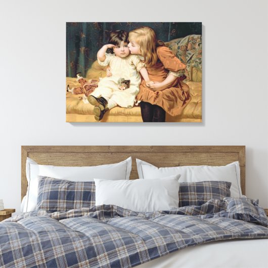 Never Mind (by Frederick Morgan) キャンバスプリント (インサイチュ (寝室))