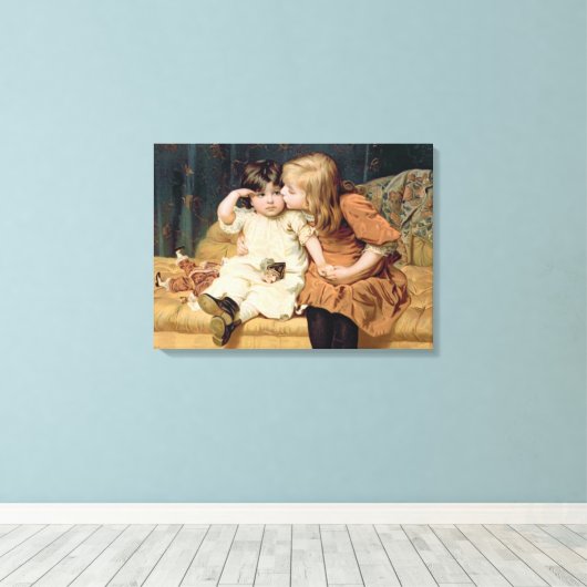 Never Mind (by Frederick Morgan) キャンバスプリント (インサイチュ (ウッドフロア))