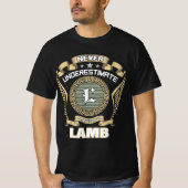 NEVER_MINIMATE_POWER_OF_A_LAMB Tシャツ (正面)