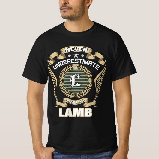 NEVER_MINIMATE_POWER_OF_A_LAMB Tシャツ (正面)