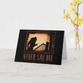 Never Say Nosferatu Halloween T-shirts, Apre カード (黄色い花)