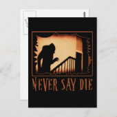 Never Say Nosferatu Halloween T-shirts, Apre ポストカード (正面/裏面)