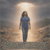 Never separated from God シール (正面)