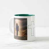 Never separated from God ツートーンマグカップ (正面左)