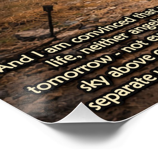 Never separated from God ポスター (コーナー)