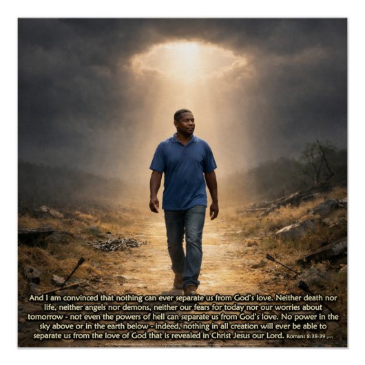 Never separated from God ポスター (正面)