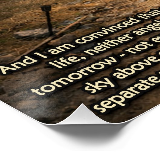 Never separated from God ポスター (コーナー)