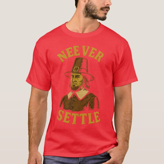 NEVER SETTLE Tシャツ (正面)