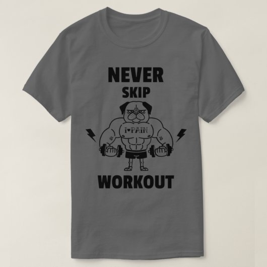 Never Skipトレーニング Tシャツ (デザイン正面)