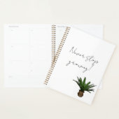“Never Stop Growing” Planner with Potted Plant プランナー手帳 (ディスプレー)