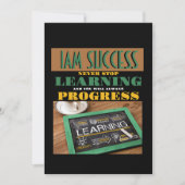 NEVER STOP LEARNING 招待状 (正面)