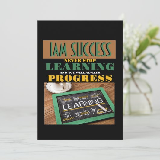 NEVER STOP LEARNING 招待状 (スタンド正面)