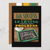 NEVER STOP LEARNING 招待状 (正面/裏面)