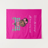 'Never Stop Praying' Christian Inspired Tapestry タペストリー (正面(横))