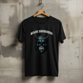 Never Surrender Cyberpunk Skull T-Shirt Tシャツ