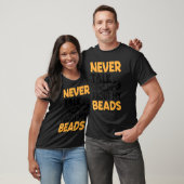 Never Talk About My Beads Beadwork Sewing Needle A Tシャツ (ユニセックス)