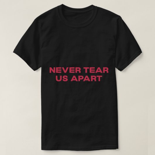 Never Tear Us Apart - Inxs Tシャツ (デザイン正面)