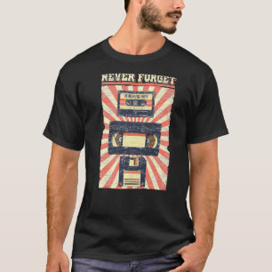 Never Tee 忘れ Videocassetteおもしろい FD V Tシャツ