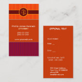 Never Too MUchアポイントメントStAttorney 予約カード (正面/裏面)