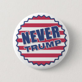 "Never Trump"選択ボタン 缶バッジ