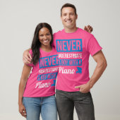 Never Underestimate A Boy With A Piano T Shirt Pia Tシャツ (ユニセックス)