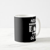 Never Underestimate a Nurse DD 214  Veteran's  コーヒーマグカップ (正面右)